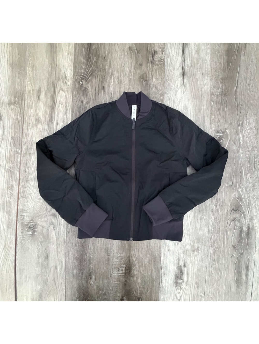 Lululemon Black Non-Stop Reversible Bomber Jacket size 2